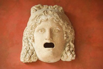 Maschera con bocca aperta, Periodo Imperiale Romano (30 a.C.-500 d.C.) da Roman